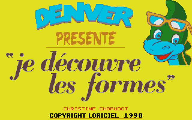 Denver Présente Je Découvre les Formes