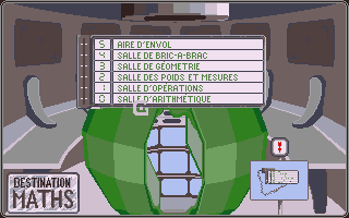 Destination Maths CM1/CM2 atari screenshot