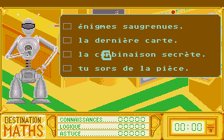 Destination Maths CM1/CM2 atari screenshot