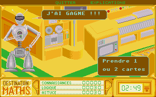 Destination Maths CM1/CM2 atari screenshot