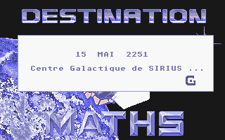 Destination Maths CE1/CE2 atari screenshot