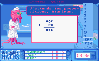 Destination Maths CE1/CE2 atari screenshot