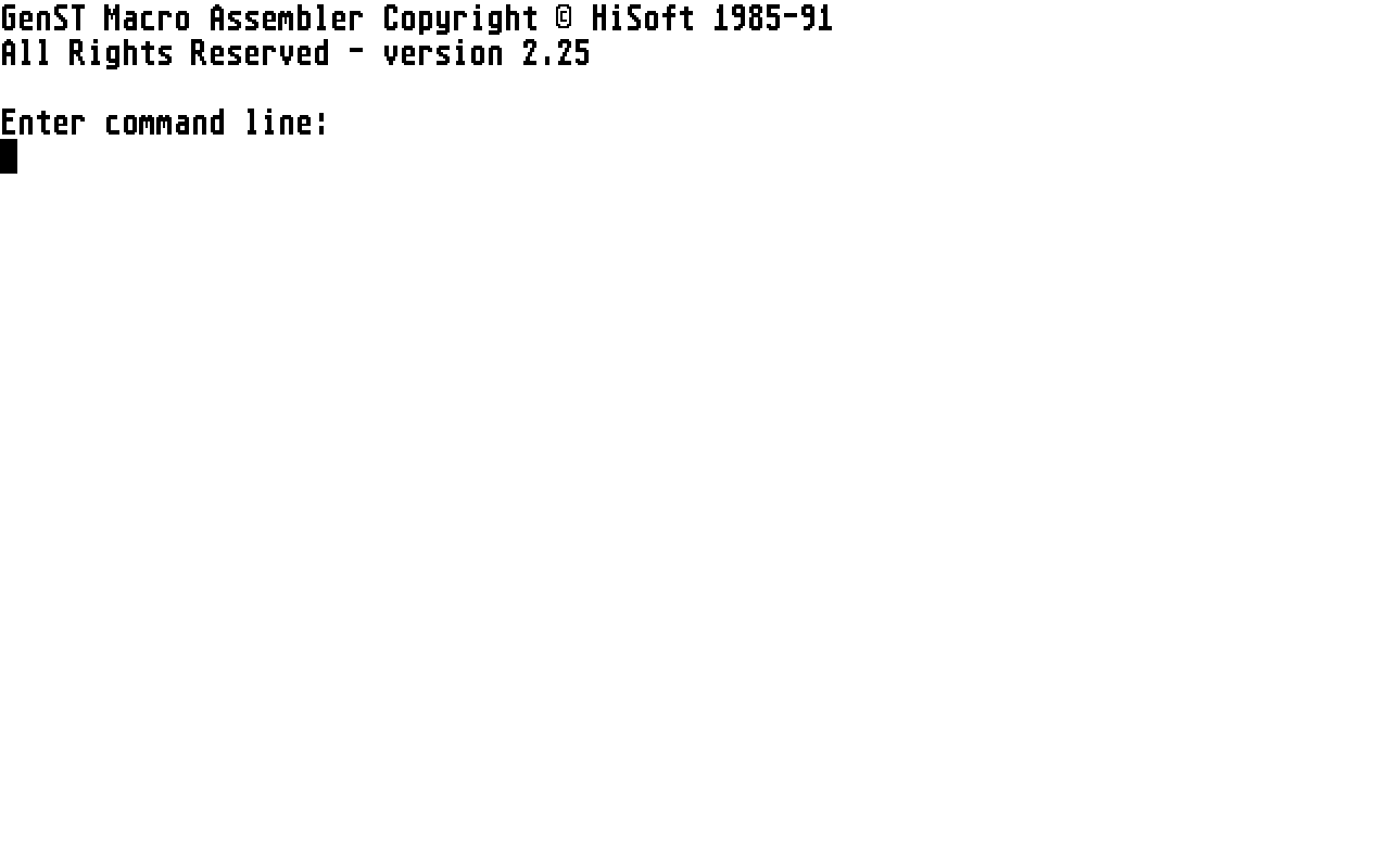 Devpac atari screenshot