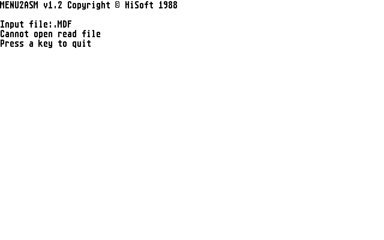 Devpac atari screenshot