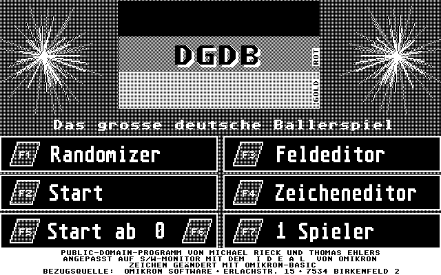 DGDB - Das Grosse Deutsche Ballerspiel atari screenshot