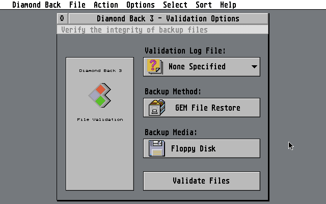 Diamond Back III atari screenshot