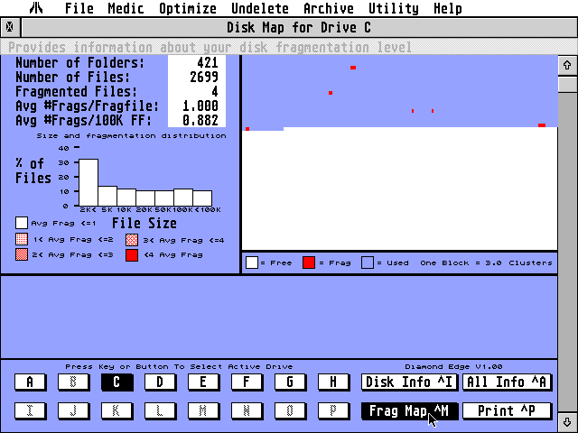 Diamond Edge atari screenshot