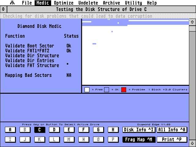 Diamond Edge atari screenshot