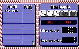 Dice Game (A) atari screenshot