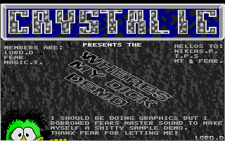 Dick Tracy Demo atari screenshot