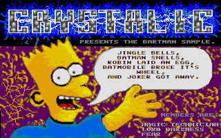Dick Tracy Demo atari screenshot