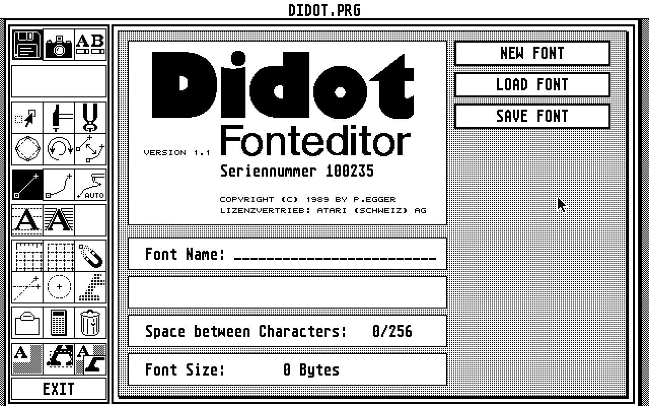 Didot Fonteditor — screenshot 1