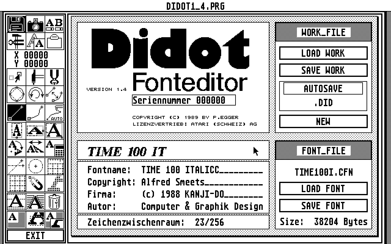 Didot Fonteditor — screenshot 1