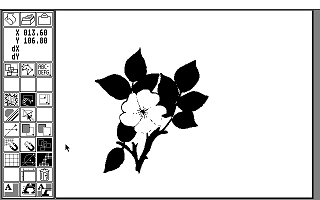 Didot Lineart atari screenshot