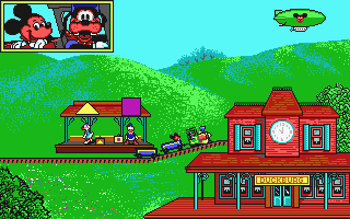 Dingo et le Train Express atari screenshot