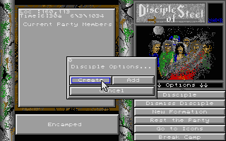 Chronicles of Cyhagan, the First Tale - Disciples of Steel atari screenshot