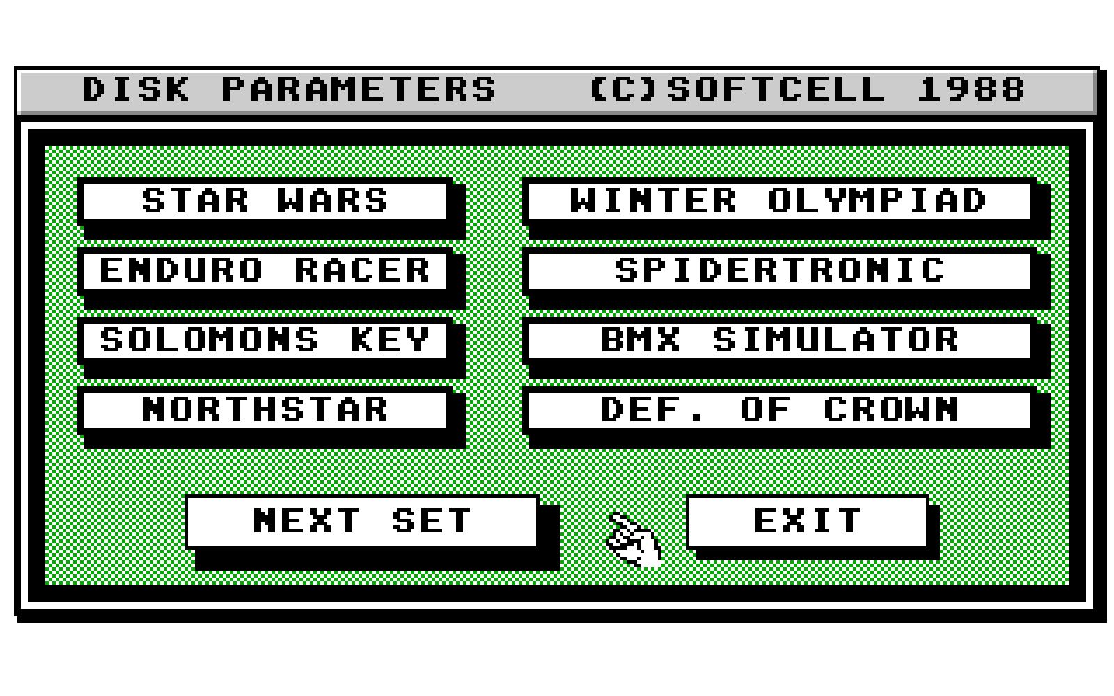 Disector Parameters — screenshot 1