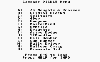 Disk 15 — screenshot 1