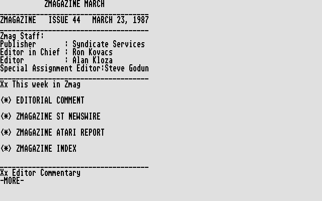 DiskMate atari screenshot