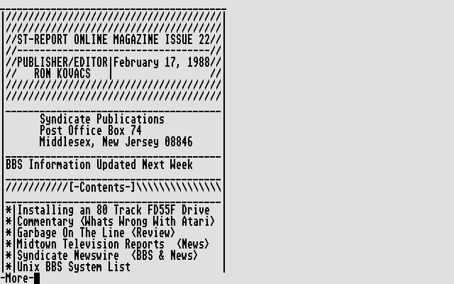 DiskMate atari screenshot