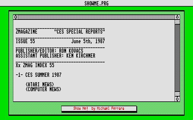 DiskMate atari screenshot