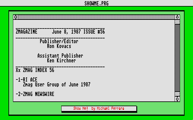DiskMate atari screenshot