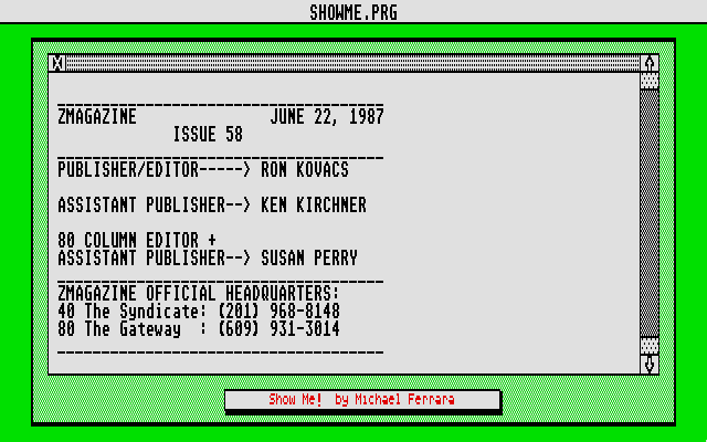 DiskMate atari screenshot