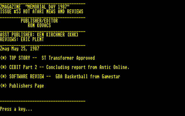 DiskMate atari screenshot