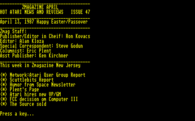 DiskMate atari screenshot