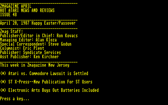 DiskMate atari screenshot