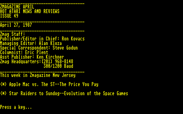 DiskMate atari screenshot