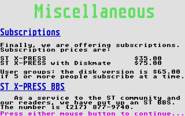 DiskMate atari screenshot