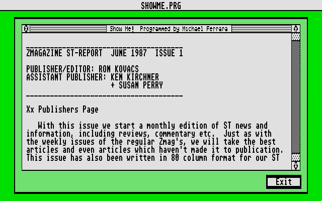 DiskMate atari screenshot