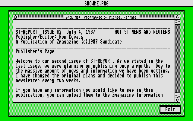 DiskMate atari screenshot