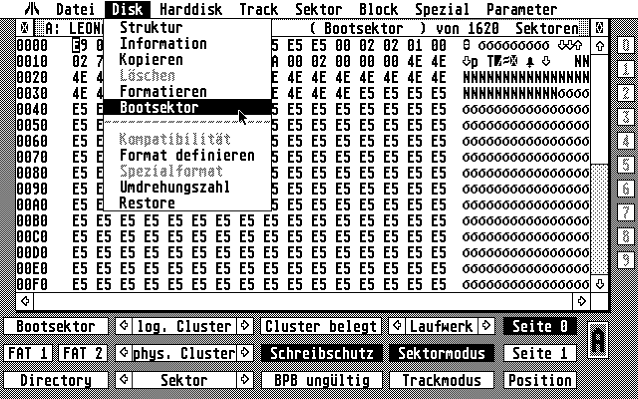Diskus atari screenshot