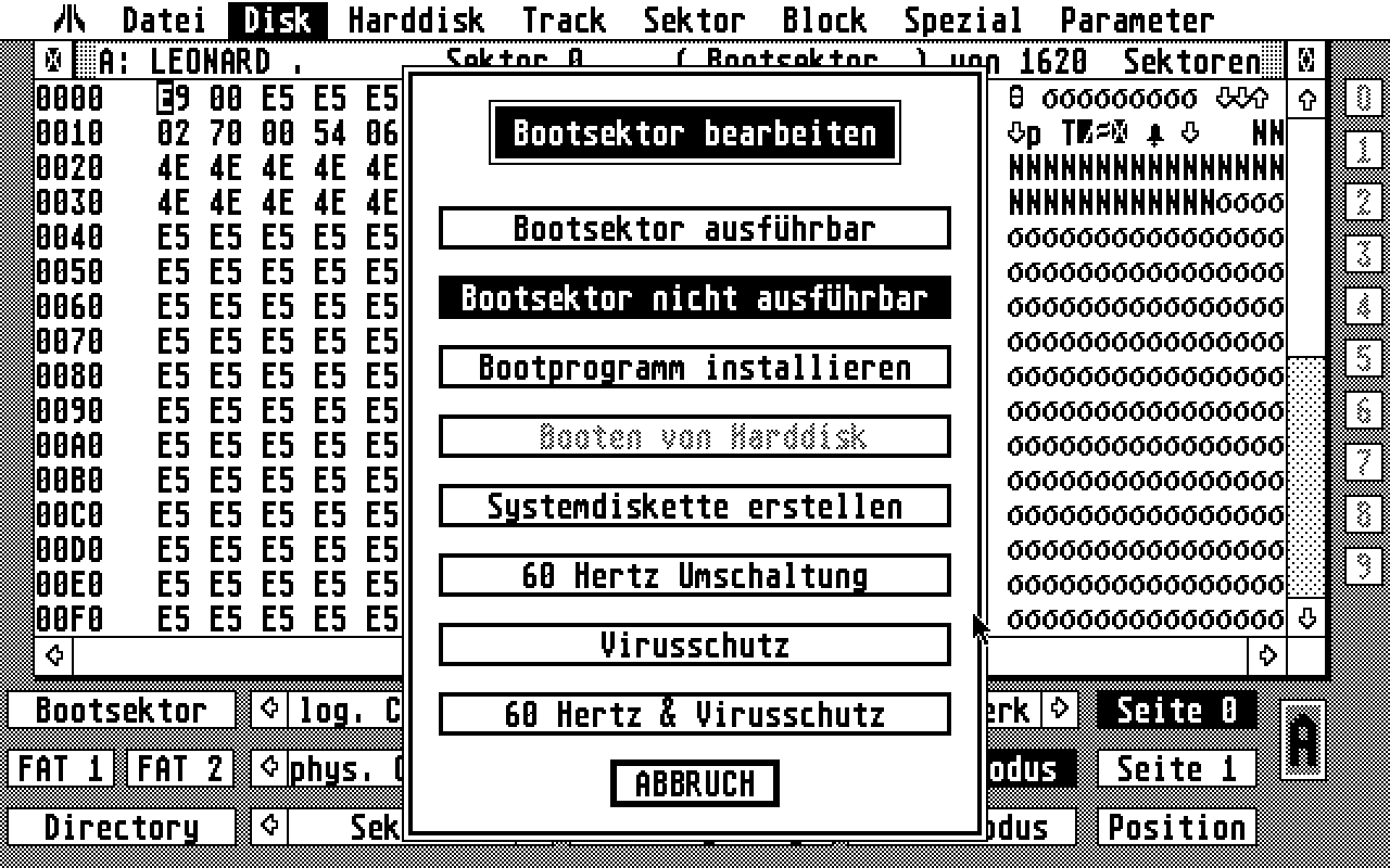 Diskus atari screenshot