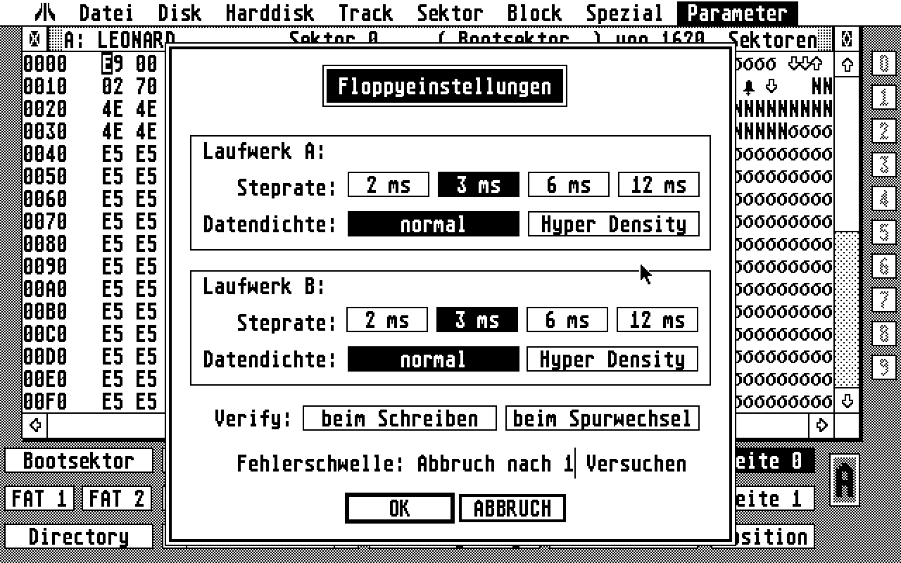Diskus atari screenshot