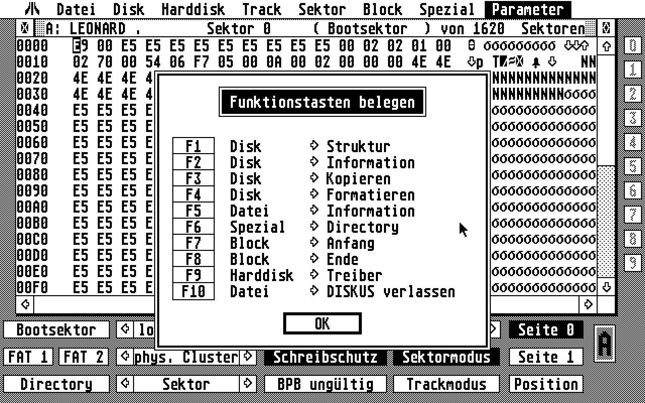 Diskus atari screenshot