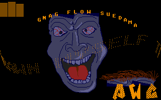 Disted Scroller atari screenshot