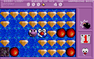 Dizzy Lizzy atari screenshot