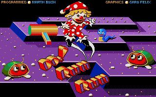 Mr. Do! Run Run atari screenshot