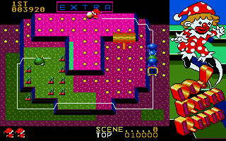 Mr. Do! Run Run atari screenshot