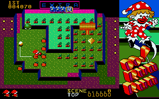 Mr. Do! Run Run atari screenshot