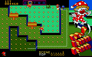Mr. Do! Run Run atari screenshot