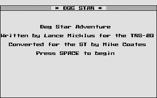 Dog Star