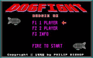 Dogfight atari screenshot