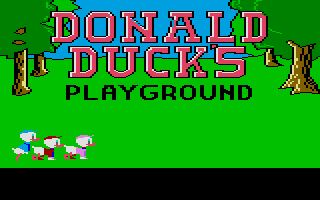 Donald Duck's Playground atari screenshot