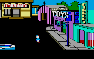 Donald Duck's Playground atari screenshot