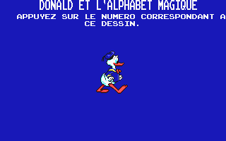 Donald et l'Alphabet Magique