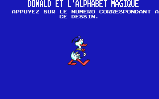 Donald et l'Alphabet Magique — screenshot 1